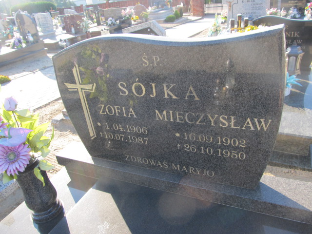 Zofia Sójka 1906 Cielcza - Grobonet - Wyszukiwarka osób pochowanych