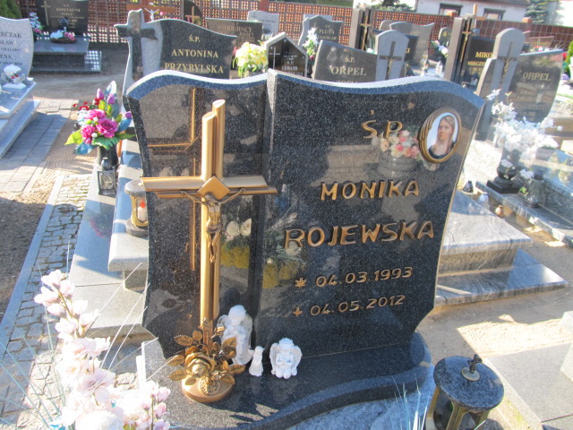 Monika Rojewska 1993 Cielcza - Grobonet - Wyszukiwarka osób pochowanych