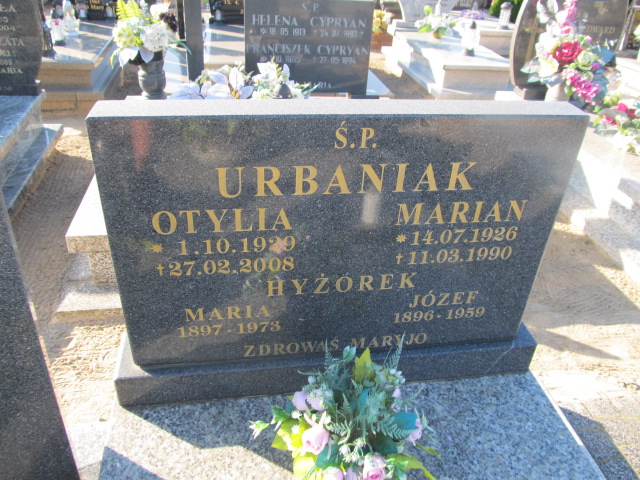 Marian Urbaniak 1926 Cielcza - Grobonet - Wyszukiwarka osób pochowanych