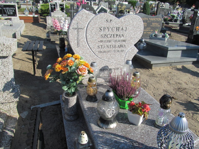 Grób Stanisława Spychaj