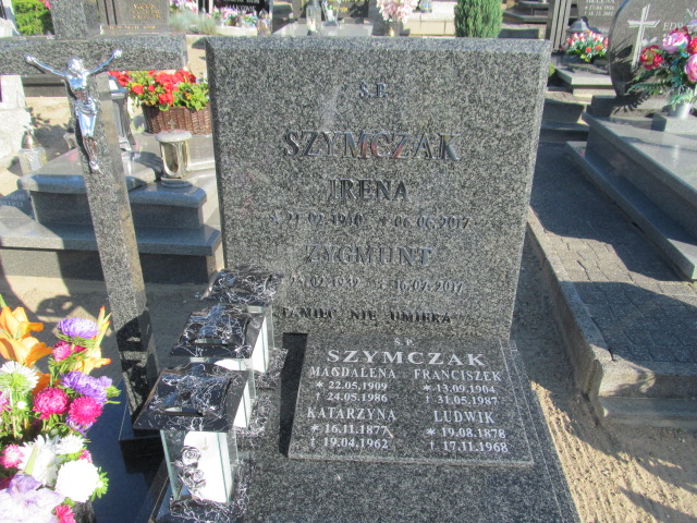 Magdalena Szymczak 1909 Cielcza - Grobonet - Wyszukiwarka osób pochowanych